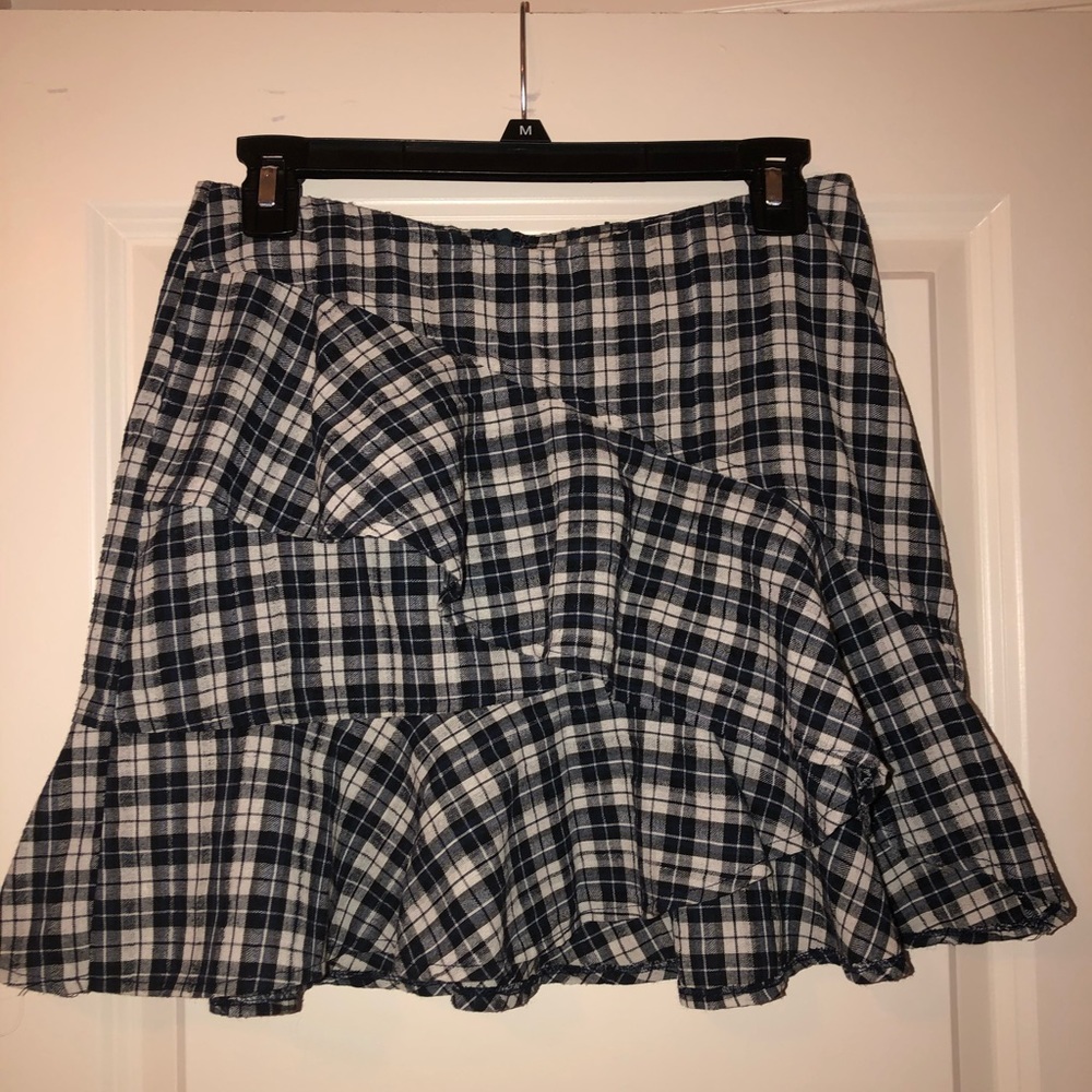 Plaid Mini Skirt